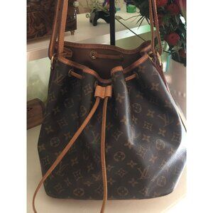 LOUIS VUITTON LV Monogram Petit Noe Shoulder Bag